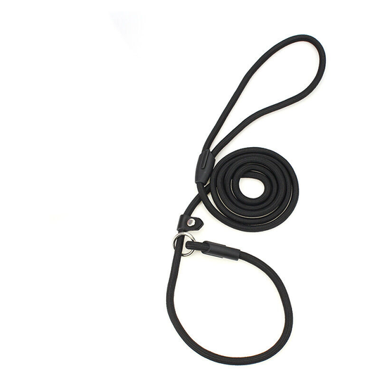 Dog leash Round Nylon leash for Black Dog 140 cm