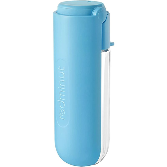 Portable Collapsible Dog Water Bottle Travel Outdoor Hiking Water Bottle 420ml (Blue)
