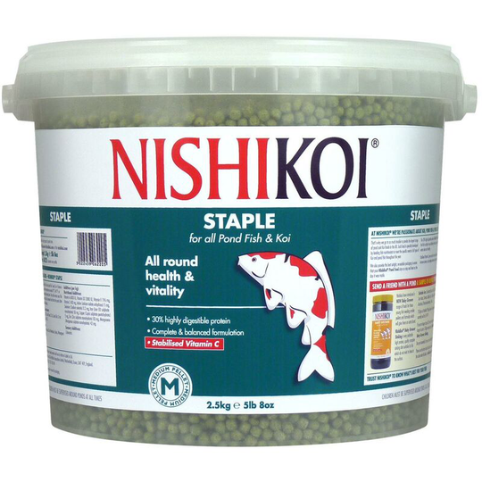 Nishikoi - Staple Fish Food 2.5kg Medium Pellets