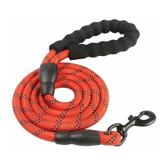 Morejieka - Leave dog, leave dog rope with soft padded handle, very reflective wires, waste bags and dog dispenser, 1.5 m rope leaves for all dogs of
