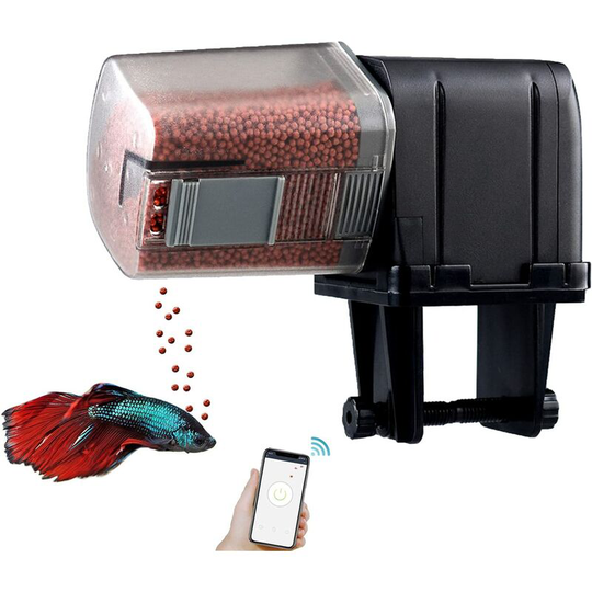 Automatic Aquarium Fish Feeder, Moisture-proof Automatic Electric Fish Feeder, Fish Feeder for Holidays and Weekends