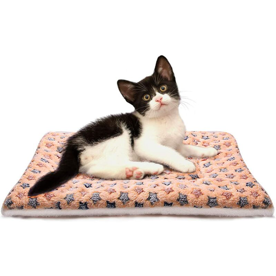 Soft Sleeping Pet Dog & Cat Blankets 4 Size 4 Colour (Brown Thick, Small.