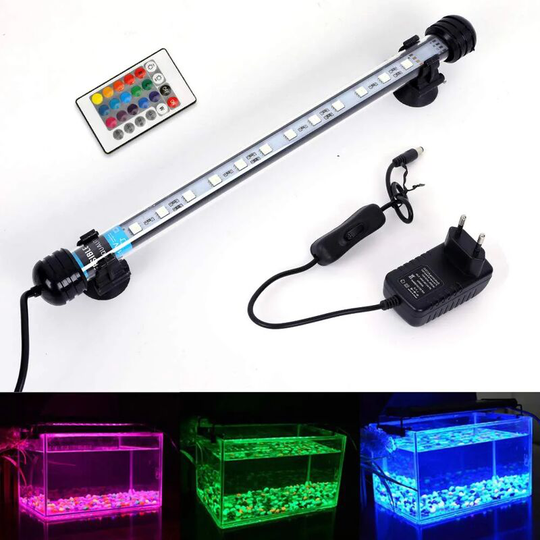 Led Aquarium Lighting, Waterproof led Fish Dragon Lighting Light(28cm, rgb)