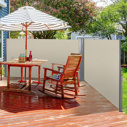 6m W x 0.09m D Retractable Side Awning