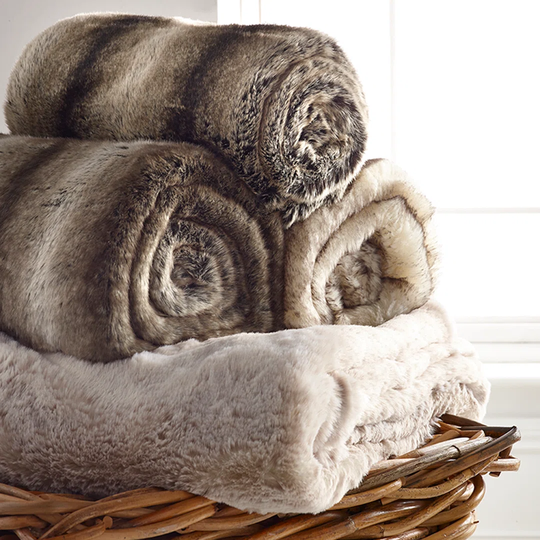 Gerow Faux Fur Throw