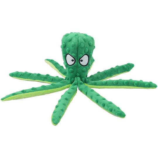 Plush Pet Toy Octopus Shell Dog Educational Bite-resistant Sounding Toy Octopus Cat and Dog Supplies Green