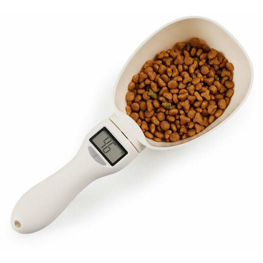 Dog Measuring Spoon Weighing Spoon with lcd Display for Dog Cat Rabbit Bird Dry Food