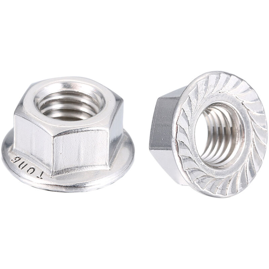 Superseller - Flanged Nuts To Fit Metric Bolts & Screws A2 Stainless Steel M12