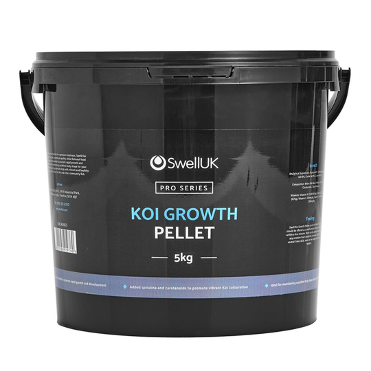 (5kg) Swell UK Pro Koi Growth Pellet Pond Fish Food