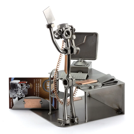 Börsianer Screw Man Place Card Holder