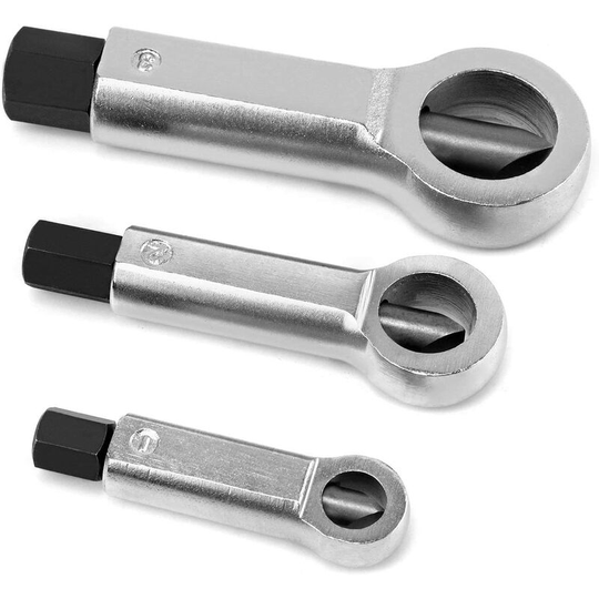 Nut Splitter Set, Nut Splitter, Damaged Nut Removal Tool, 9-12 mm/12-16 mm/16-22 mm (3 Pieces)