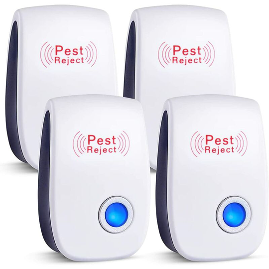 Perle Rare - 4PCS Ultrasonic Insect Repellent Indoor Insect Repellent Ultrasonic Insect Repellent for Rodents Insect Repellent Rats, Mosquitoes,