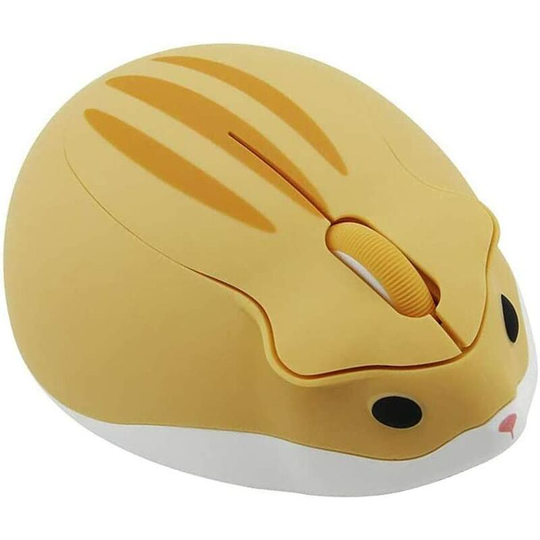 Wireless Mouse Cute Hamster Shaped Computer Mouse 1200DPI Less Noice Portable usb Mouse Cordless Mouse for pc Laptop Computer Notebook MacBook Kids