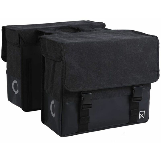 Bicycle Panniers 48 l Black and Matt Black Willex Black