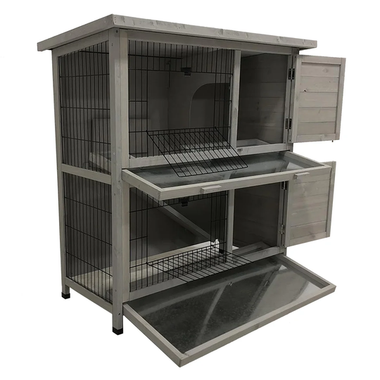 Rushville Weather Resistant Hutch with Ramp