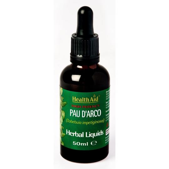 Health Aid Pau D'Arco (Tabebuia impetiginosa) Liquid, 50ml