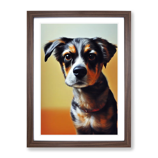 XV1022-3708X Puppy Dog - Picture Frame Graphic Art