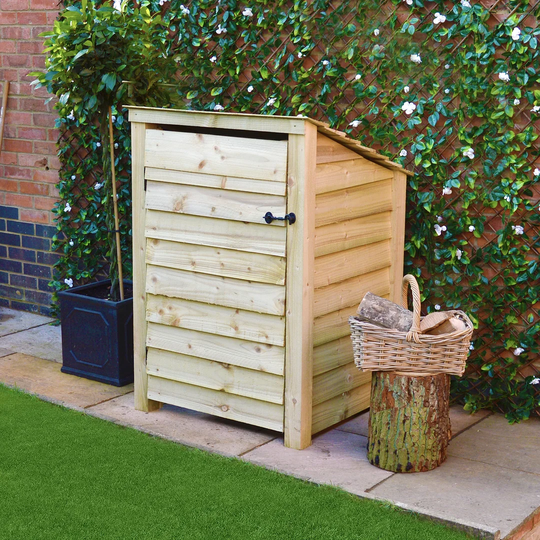 3 Ft. x 3 Ft. Wood Log Store