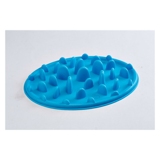 Slow Feeding Dog Bowl and Non-slip Silicone Interactive Pet Bowl to Reduce Choking Risk (Large Size)