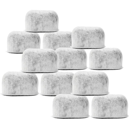 12 Pack Replacement Charcoal Water Filters for Coffee Makers - Fits All Cuisinart Coffee Makers