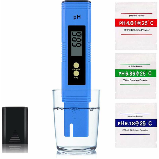 Ph Meter for Water, High Precision Professional Digital ph Tester with 0-14 ph Measuring Range for Aquarium Swimming Pool Drinking Water