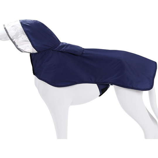 Waterproof dog jacket, adjustable and easy to wear, raincoat and raincoat blue XXL-various sizes for all types of dogs