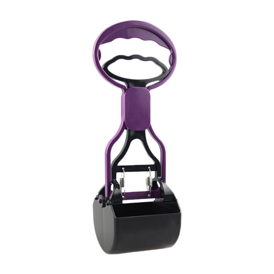 Dog Toilet Picker Shovel Poop Pickup Dog Toilet Poop Tongs Toilet Stool Cleaning Tool Poop Cleaning Tool for Small Dogs Under 10 Pounds, 1 Purple