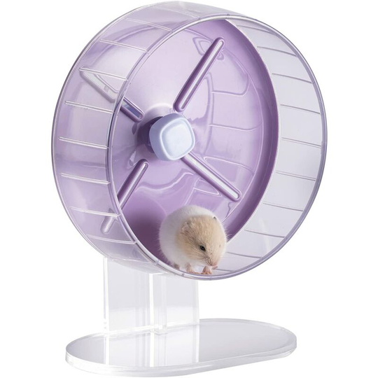 Echoo - Windmill Silent Candy Color Running Wheel with Height Adjustable Base and Hamster Cage Attachment