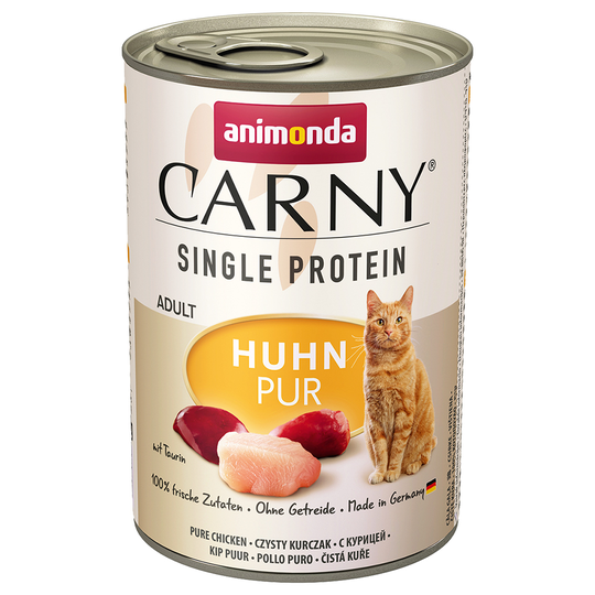 Animonda Carny Single Protein Adult 6 x 400g - Saver Pack: Pure Chicken (24 x 400g)