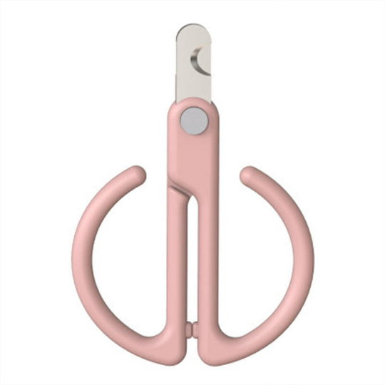 Dog Nail Trimmers Crescent Sharp Stainless Steel Blade, Safe Cat Nail Clipper Trimmer, Pet Nail Clippers ( Pink)