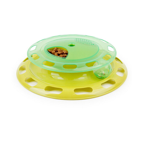 Cat Ball Game - Cat Herb Toy Turning Tray Spinning