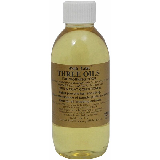 Canine Three Oils - 250 Ml - cto - Gold Label