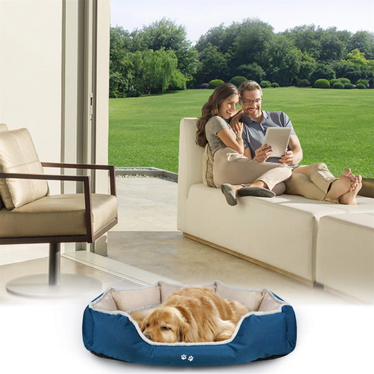 Waterproof Dog Bed Mat, Reversible Soft Pet Sofa Bed (Cool & Warm) With Machine Washable & Removable Cover For Indoor Outdoor Use, Sleeping Bed For La