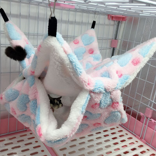 Cage hammock for small pet like sugar glider, guinea pig, parrot, ferret, squirrel, hamster, rat,34*34cm