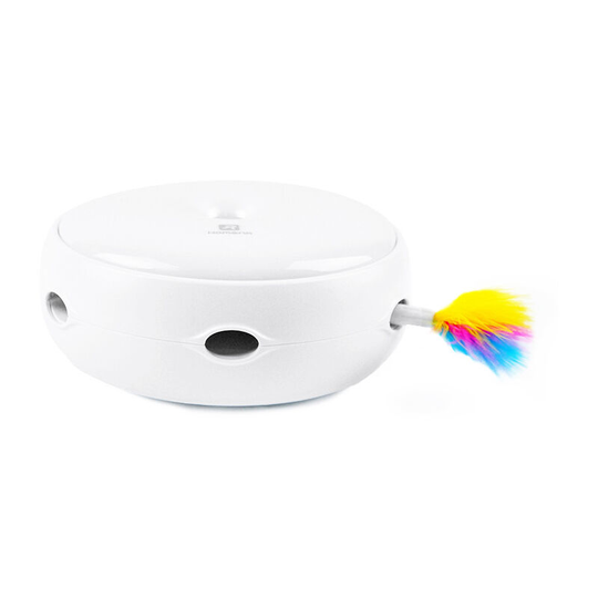 Smart Cat Toy for Feathered Cat, Silent Version Interactive Kitten Toy, Electronic Toy Random Automa
