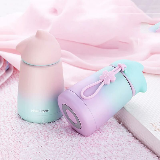 Rabbit Thermo Mug Stainless Steel child Thermos bottle For water Thermo Mug Cute Thermal Vacuum flask