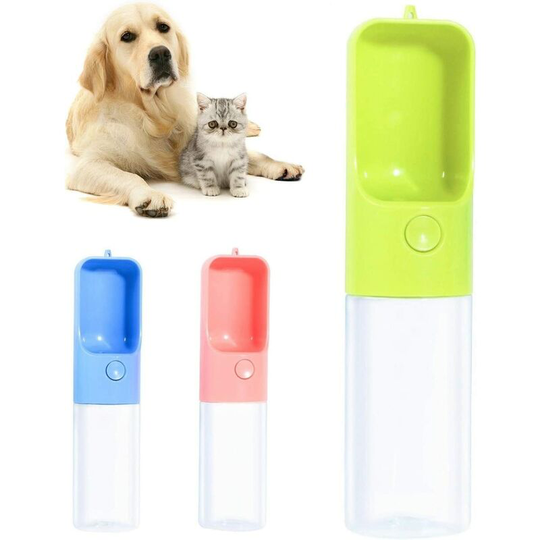 Water Bottle for Dog - 450 ml - for Travel and Travel - Ideal for Outdoor Travel.
