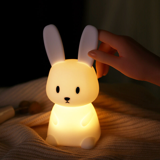 Rabbit Night Light Baby, Can Be Timed Kids Night Light Deco Lamp For Christmas Decoration Kids Room Birthday Gift