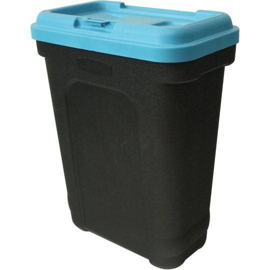 Dry Pet Food Storage Container with Integrated Scoop - 15kg - Blue - KCT
