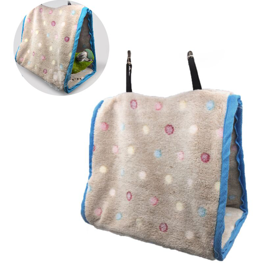 Parrot Hammock warm winter parrot nest home refuge kecage toy parrot hammock queen size (28 * 16 * 26)