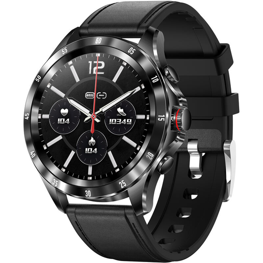 Asupermall - MAX7 Smart Sports Watch 1.32 Inch 360*360 FullTouch Screen Fitness Tracker IP68 Waterproof bt Calling Temperature/Sleep/Heart Rate/Blood