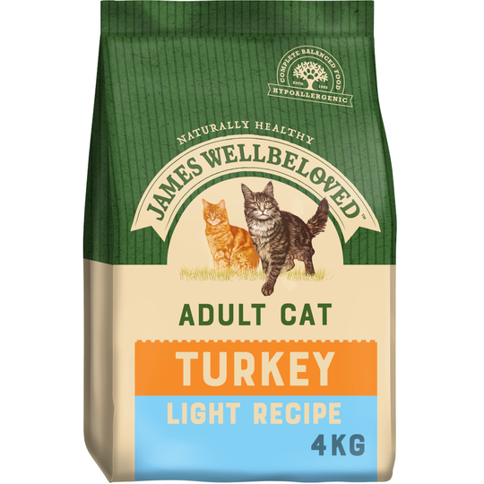 James Wellbeloved Adult Cat Light - Turkey - 4kg