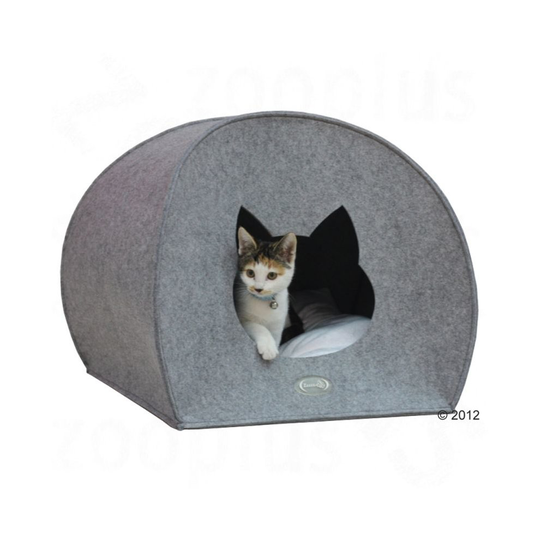 Cat Cave House Den Bed Igloo Felt Washable