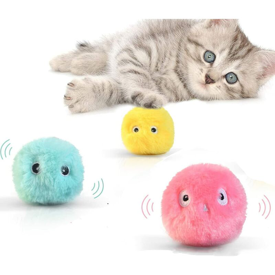 Bird-shaped cat toy ball with catnip, realistic interactive cat toy with singing birds, bite, scatter, chew
