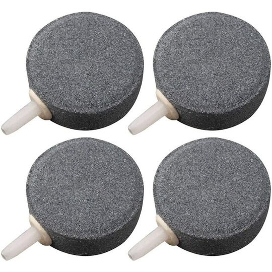 Betterlifegb - Aquarium Air Stone, Air Stone Bubble, For Aquarium Oxygen Plate Hydroponic Pump Aquarium Accessories, Pack of 4. (6cm)