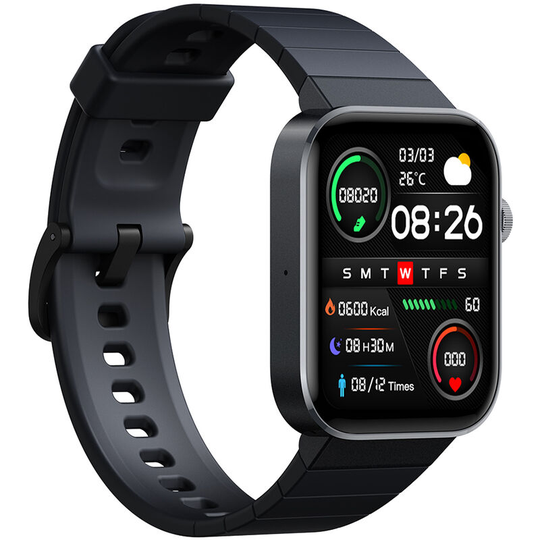 Watch T1 Smartwatch w/1.6-Inch amoled Screen 2ATM Waterproof Heart Rate Blood Oxygen Health Monitoring bt 5.0 Calling - Mibro