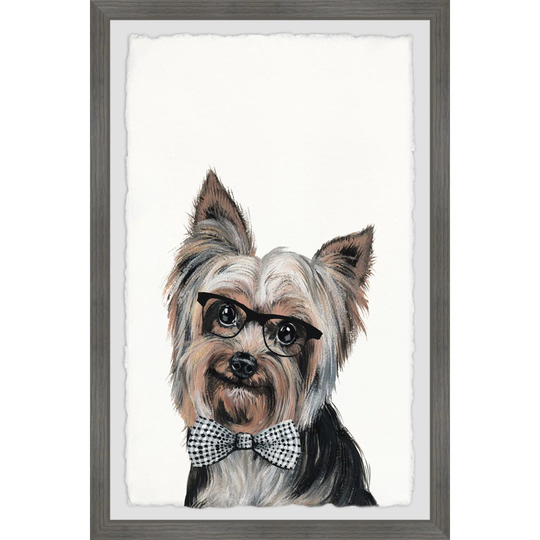 Rockstar Puppy by Marmont Hill - Picture Frame Art Print on Paper