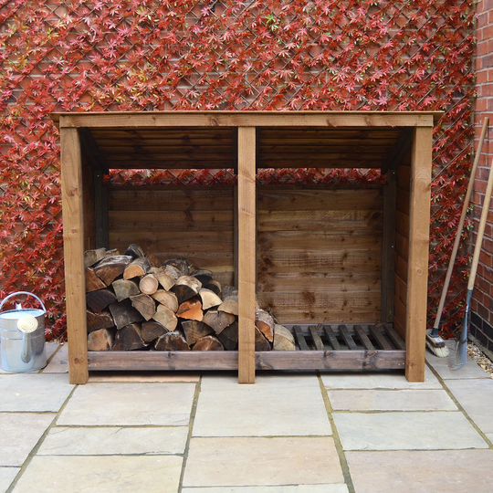 6 Ft. x 3 Ft. Wood Log Store