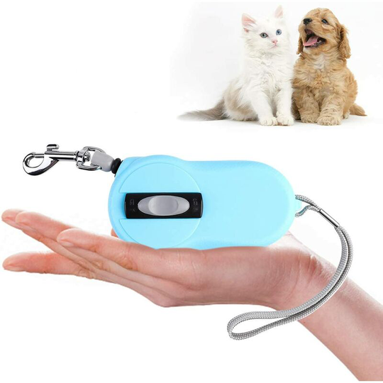 3M 360° Tangle Free Extendable Dog Leash, Retractable Mini Dog Leash Ideal for Small Pets Under 10kg with One Button Brake and Lock, Blue