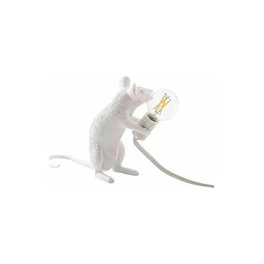 Table Lamp Mouse Shape Resin Table Lamp with Bedside Lamp,1 pcs